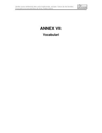 Annex 7 Vocabulari.pdf - Recercat