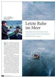 Letzte Ruhe im Meer - Adler Schiffe