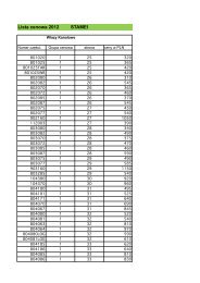 Lista cenowa 2012 STAMEI - Meierguss