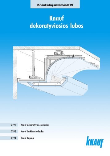 Knauf dekoratyviosios lubos