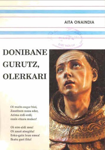 donibane gurutz, olerkari - Aita Santi Onaindia