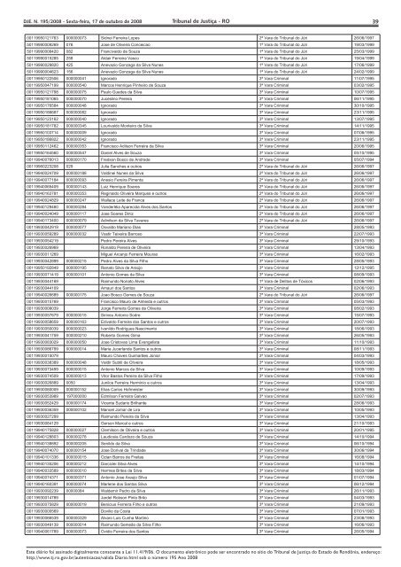 DIÁRIO DA JUSTIÇA ELETRÔNICO