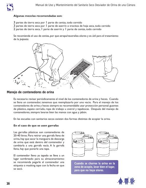 manual de uso y mantenimiento del sanitario seco ... - Publicaciones