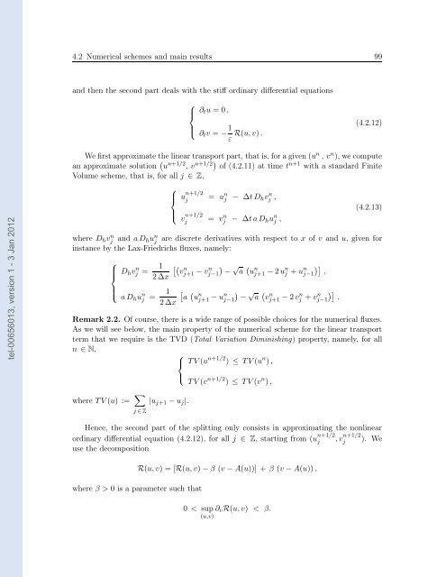 Modélisation, analyse mathématique et simulations numériques de ...