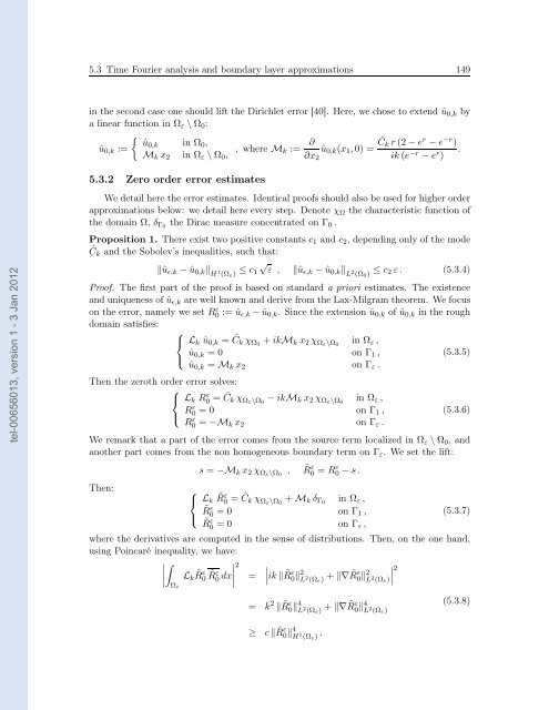 Modélisation, analyse mathématique et simulations numériques de ...