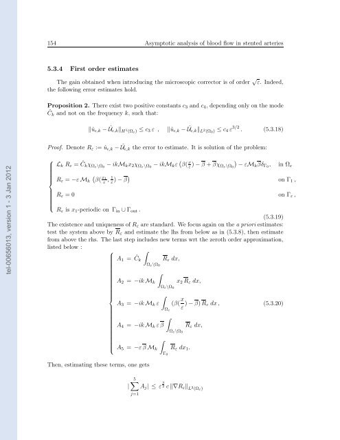 Modélisation, analyse mathématique et simulations numériques de ...