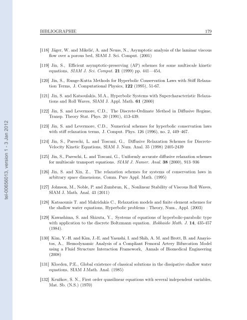 Modélisation, analyse mathématique et simulations numériques de ...