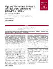 Regio- and Stereoselective Synthesis of Novel (E)-1-Alkenyl ...