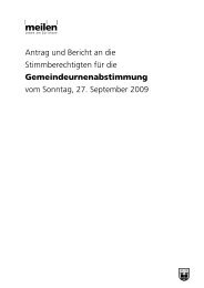 27.09.2009 Bericht [PDF, 722 KB] - in der Gemeinde Meilen