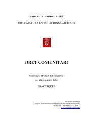 DRET COMUNITARI - e-Repositori UPF - Universitat Pompeu Fabra