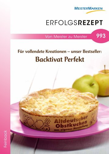 Backtivat Perfekt - MeisterMarken - Ulmer Spatz