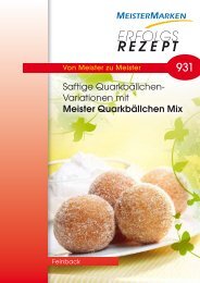 ERFOLGS REZEPT - MeisterMarken