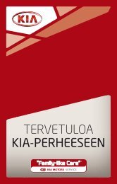 TERVETULOA KIA-PERHEESEEN - Delta.fi