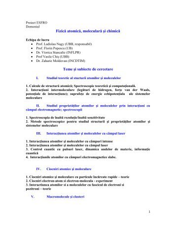 Fizica Materiei Condensate si Stiinta Materialelor - IFA