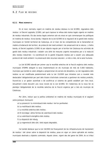 6.2 FLUX DE RESIDUS - Ajuntament de la Garriga