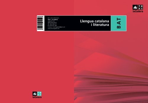 Llengua catalana i literatura - laGalera.Text