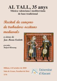 Recital de cançons de trobadors occitans medievals