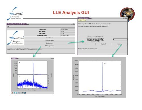 GBM/LAT LLE joint data analysis capability - Fermi - Nasa