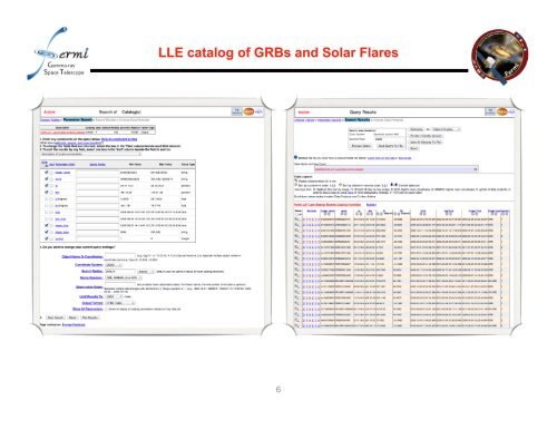 GBM/LAT LLE joint data analysis capability - Fermi - Nasa