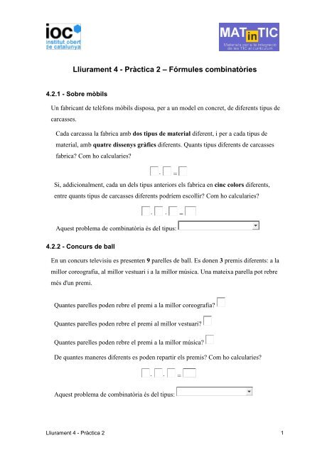 Lliurament 4 - Pràctica 2 - IOC