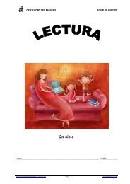 La lectura 2n cicle - CEIP S'Hort des Fassers