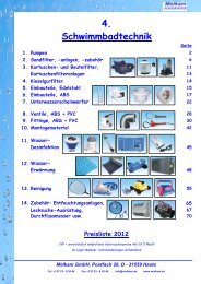 4. Schwimmbadtechnik - Melkam