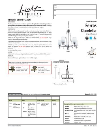 Ferros Chandelier - Acuity Brands