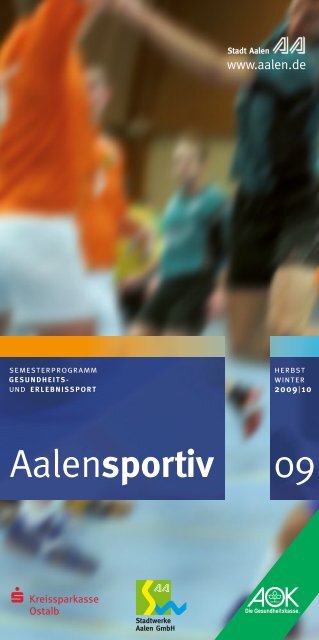 Neuer Termin! Im Sportzentrum Greut! - Stadt Aalen