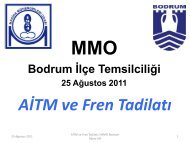 AİTM ve Fren Tadilatı - Frenteknik