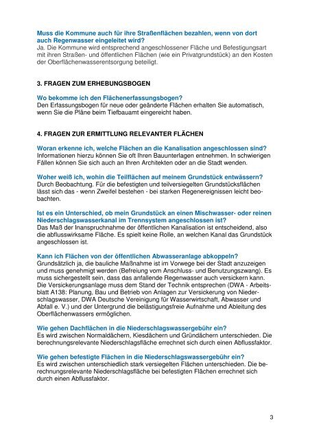 Häufige Fragen zum Abwassersplitting 1 ... - Stadt Memmingen