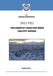2011 YILI - Marmara Üniversitesi