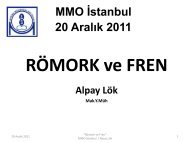 Römork ve Fren 20.12.2011 - İstanbul MMO - Frenteknik