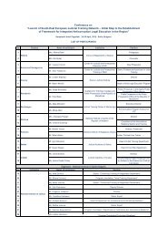 List of participants - Regional Anti-Corruption Initiative (RAI)