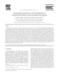 Fermentation optimization for the production of ... - Massey University