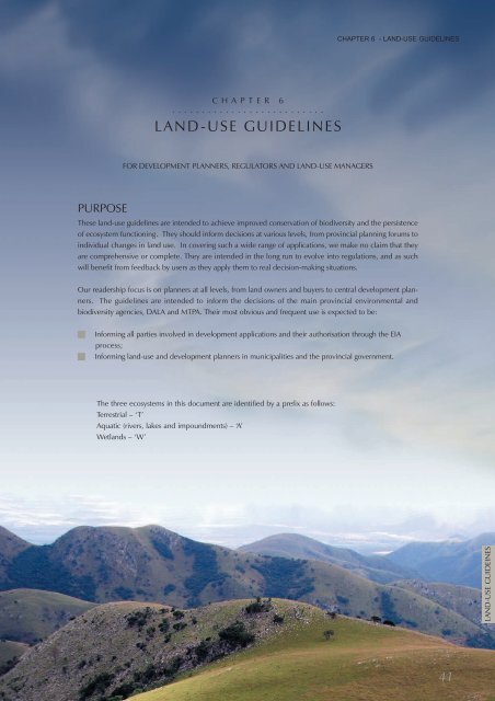 Mpumalanga Biodiversity Conservation Plan Handbook - bgis-sanbi