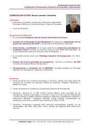 CURRICULUM VITAE: Ferran Lorente i ... - Fundación Fuego