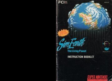 Sim Earth: The Living Planet - Nintendo SNES - Manual ...