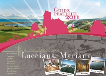 Brochure 2011 - Office de tourisme Lucciana Mariana