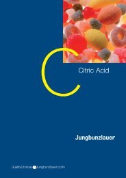 Citric Acid - Jungbunzlauer