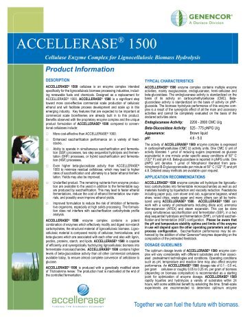 ACCELLERASE® 1500 prod info sheet.PUB - Danisco