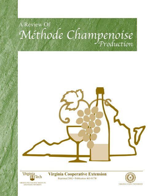Méthode Champenoise, Production, A Review - Virginia Tech
