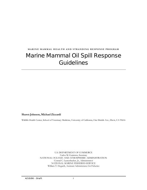 Volume III, Appendices EM - National Marine Fisheries Service ...