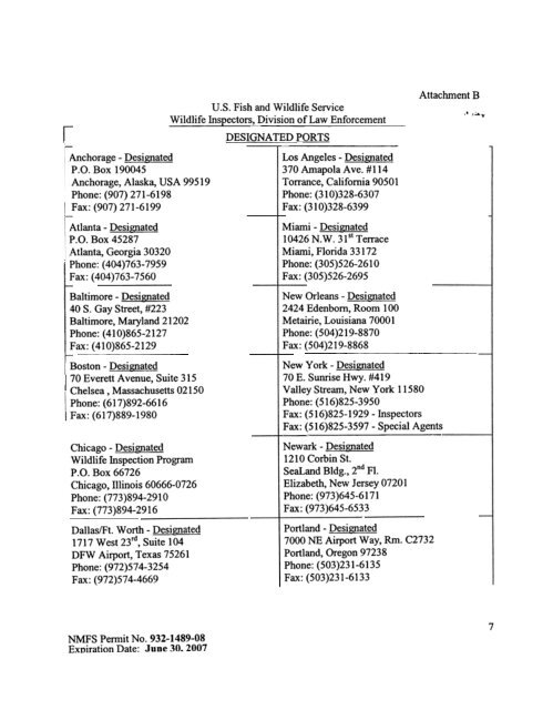 Volume III, Appendices EM - National Marine Fisheries Service ...