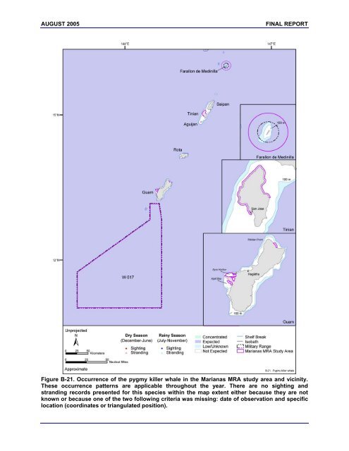 Marine Resources Assessment for the Marianas Operating ... - SPREP