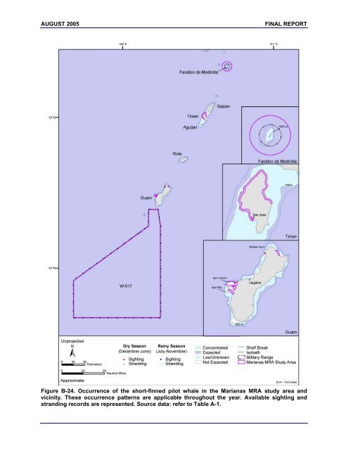 Marine Resources Assessment for the Marianas Operating ... - SPREP