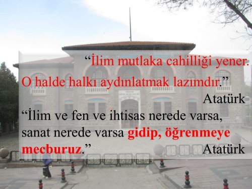 Türkçe, Bilimsel Düşünce ve Atatürk