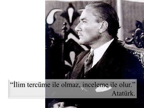 Türkçe, Bilimsel Düşünce ve Atatürk