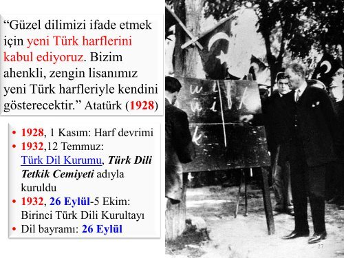 Türkçe, Bilimsel Düşünce ve Atatürk