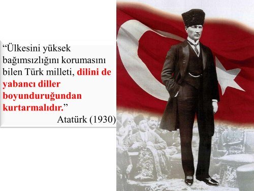 Türkçe, Bilimsel Düşünce ve Atatürk