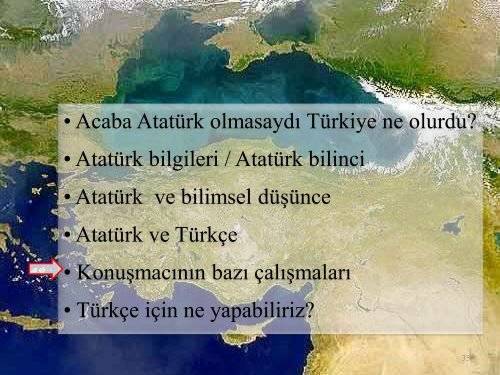 Türkçe, Bilimsel Düşünce ve Atatürk